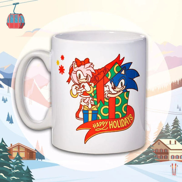 Sonic the Hedgehog "Happy Holidays" mok