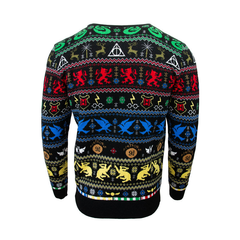 Harry Potter Christmas sweater - Hogwarts houses