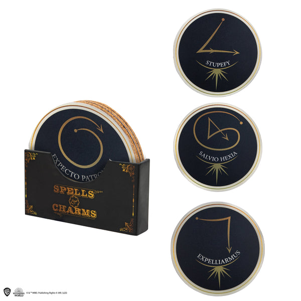 Set of 4 Spells and Charms Coasters Series 1