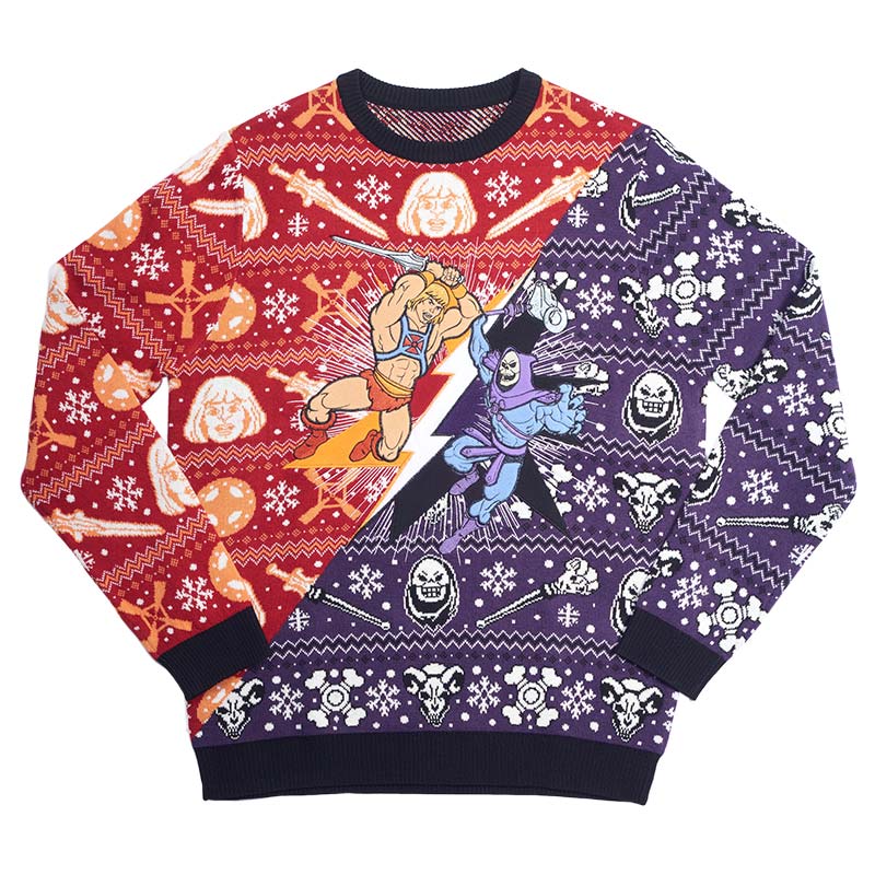 Christmas sweater He-man vs. Skeletor
