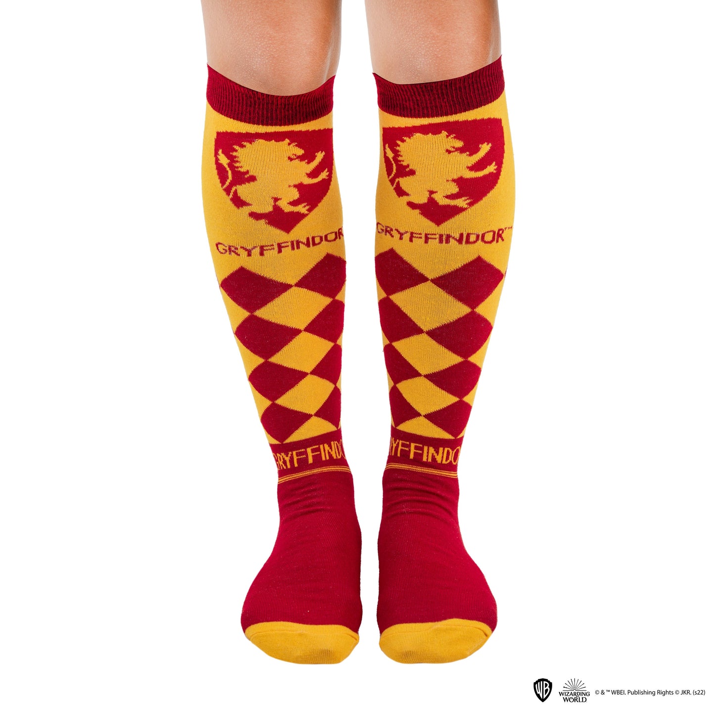 Set of 3 Pairs of Gryffindor Knee-High Socks