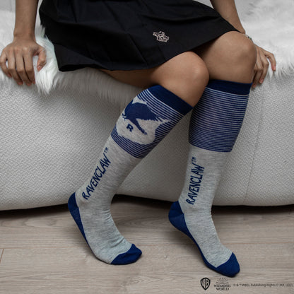 *Set of 3 Pairs of Ravenclaw High Socks