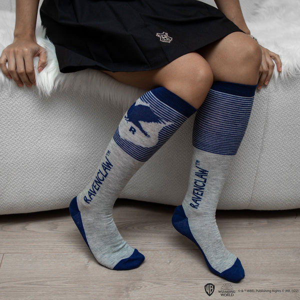 *Set of 3 Pairs of Ravenclaw High Socks