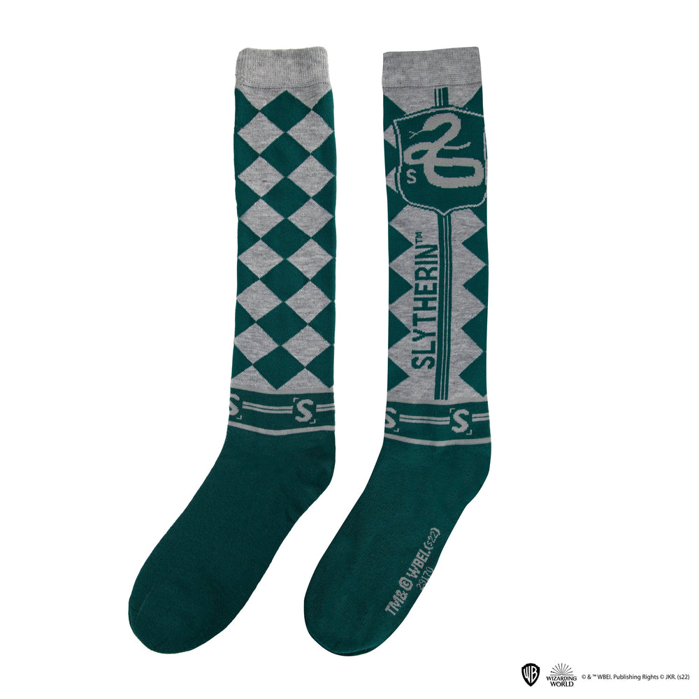 Lot de 3 paires de chaussettes hautes Harry Potter - Serpentard