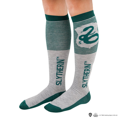 *Set of 3 Pairs of Slytherin High Socks