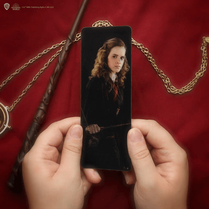 Wand pen with stand & Hermione Granger lenticular bookmark
