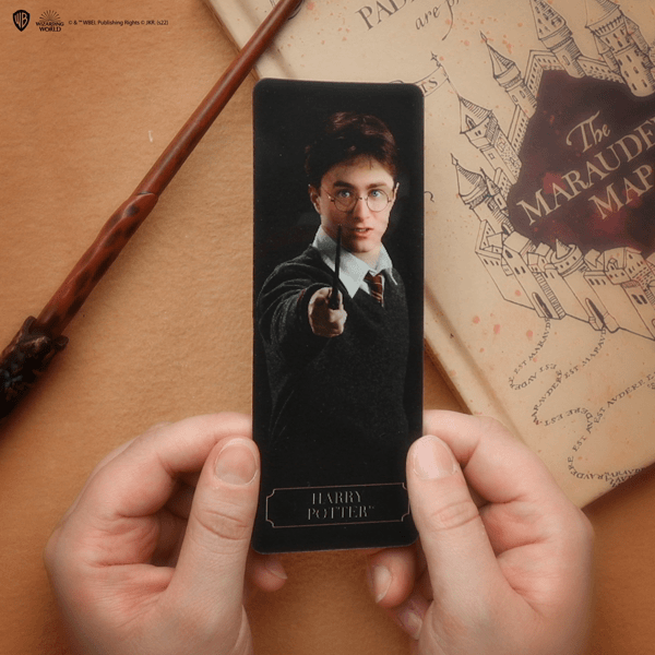 Harry Potter wand pen with stand & lenticular bookmark