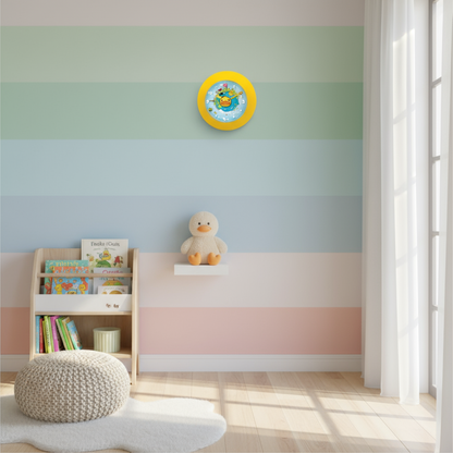 Yellow duck clock
