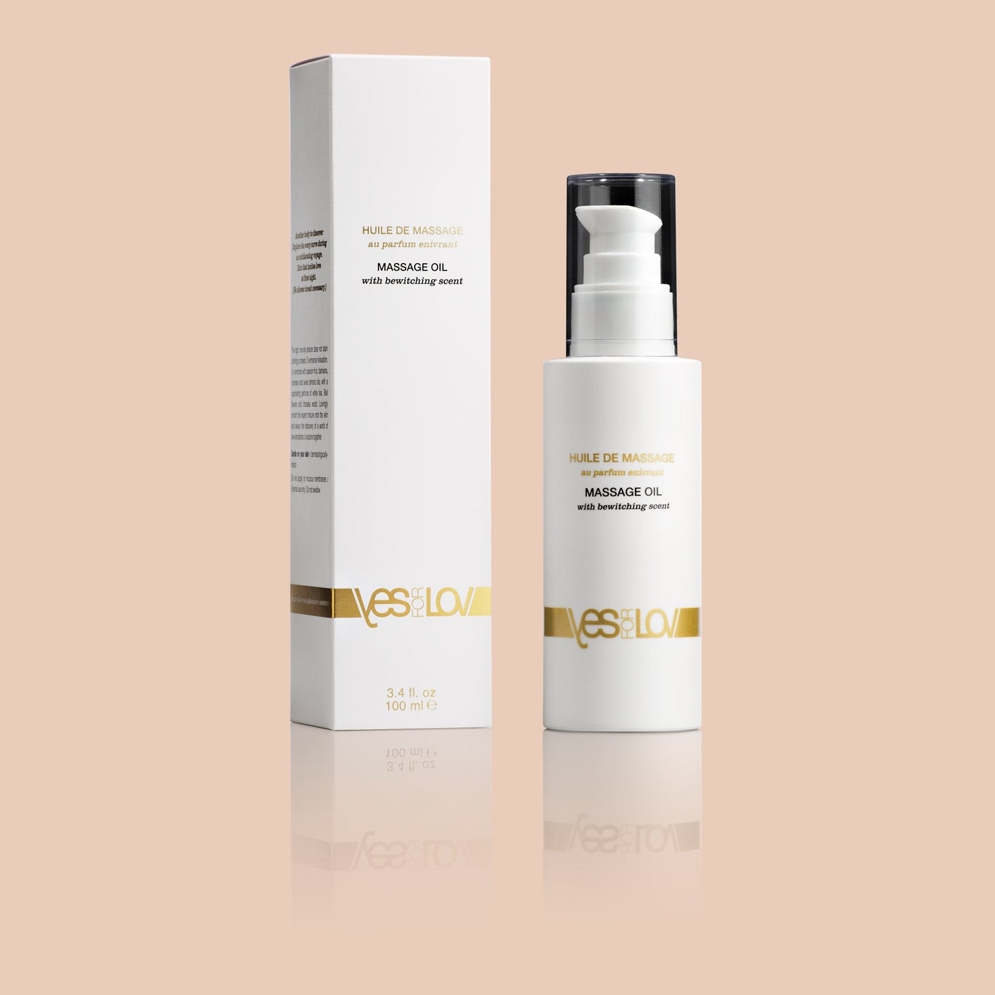 SENSUAL MASSAGE OIL with an intoxicating fragrance