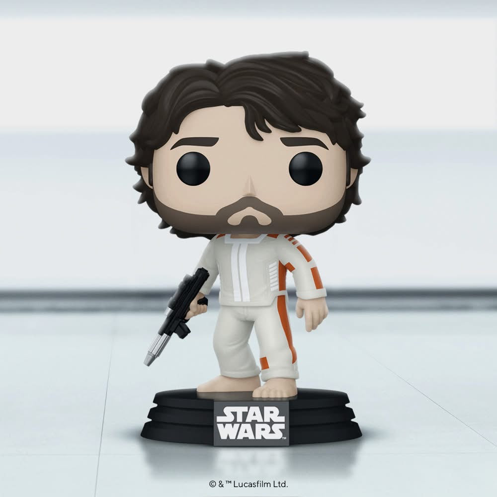 pop cassian andor with blaster