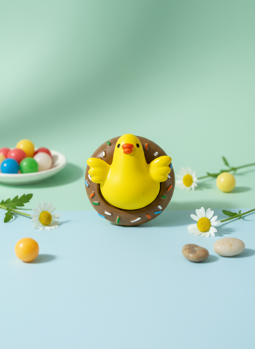 Donut Duck Magnet