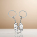 Porte Clés Couple de Loutres