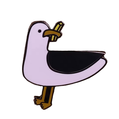 Pin’s Goéland avec Frite