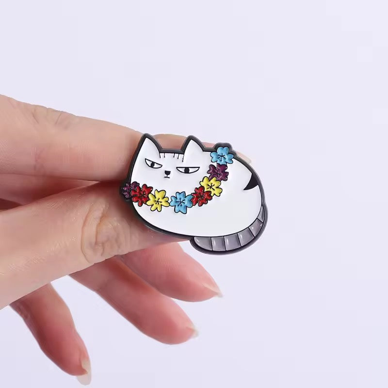 Hawaiian Cat Pin