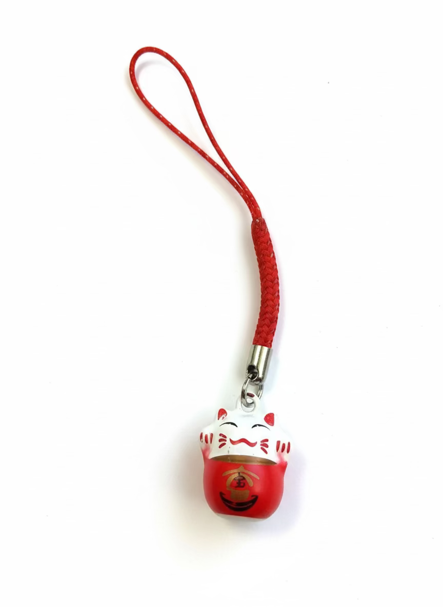 Lucky Cat Tinker Bell Keychain