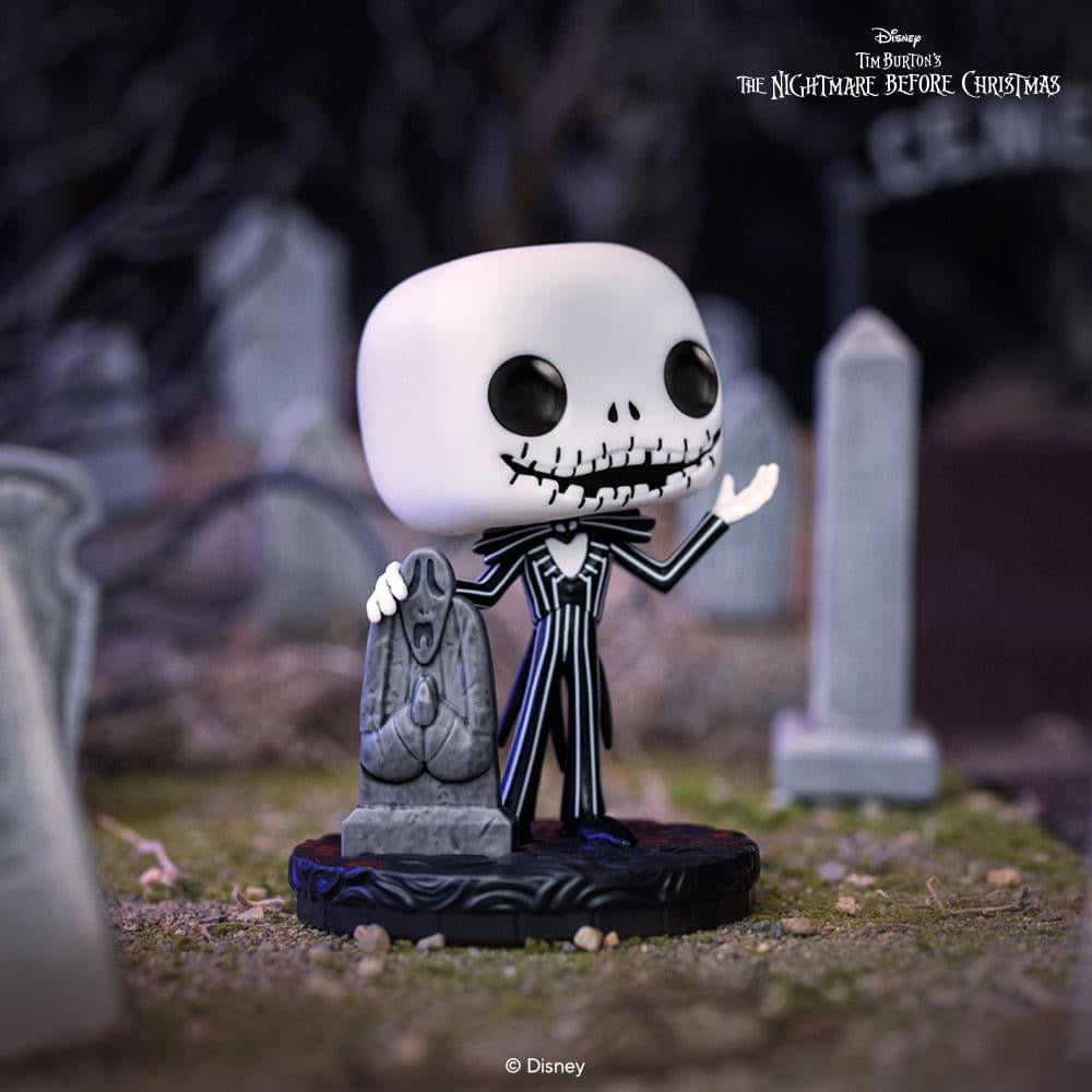 Pop! Jack Skellington met grafsteen 