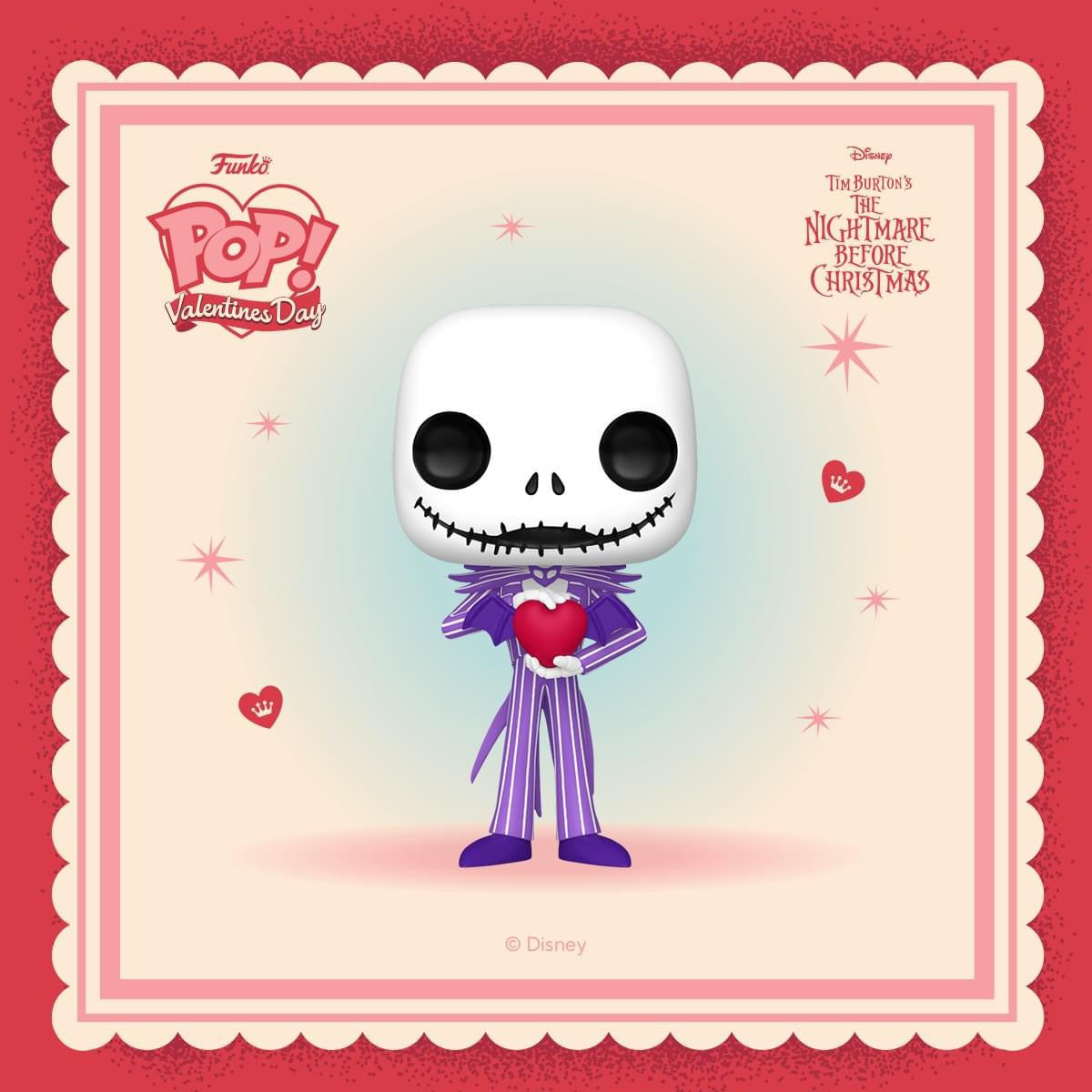 Jack Skellington with Valentine's Heart