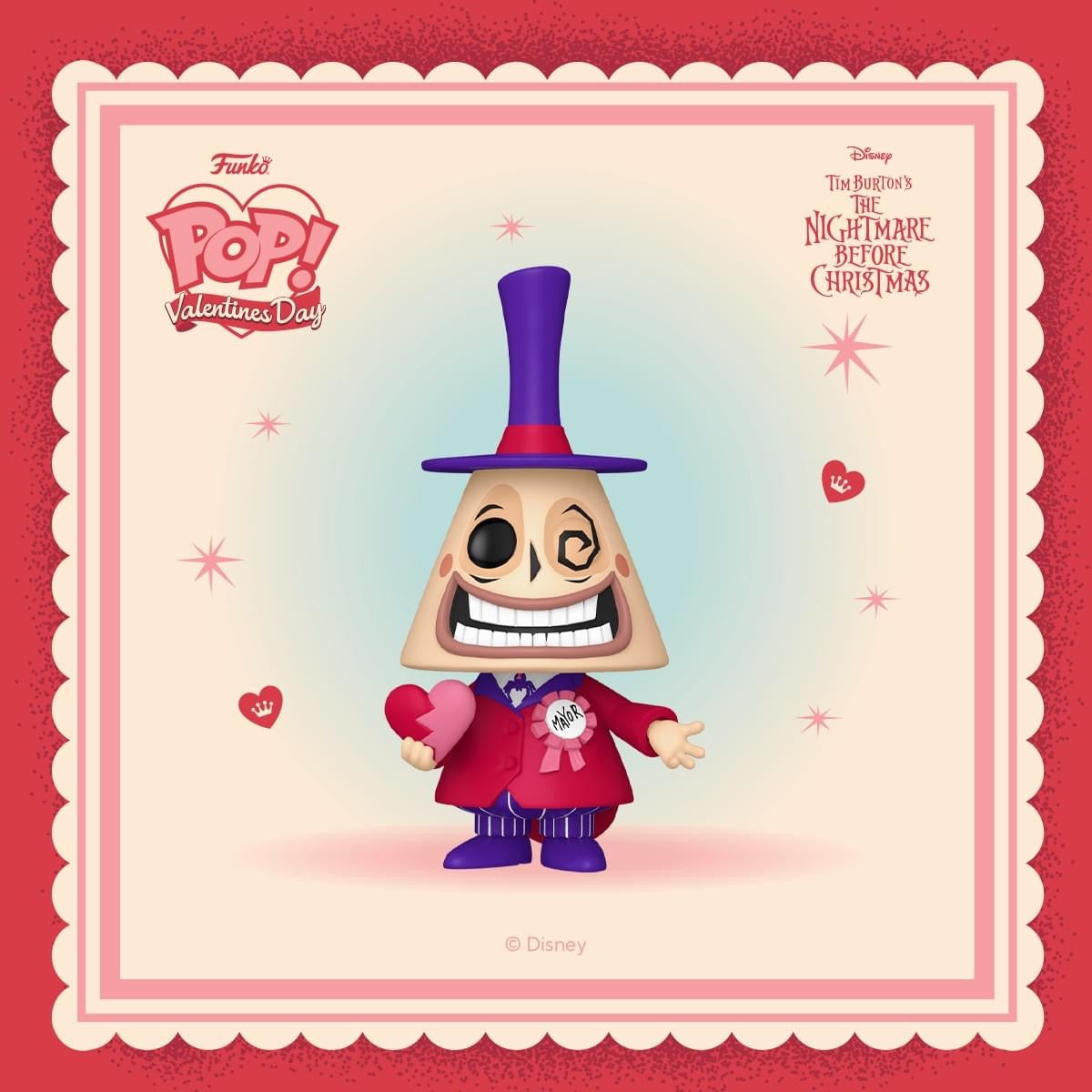 Mayor with Valentine's Heart