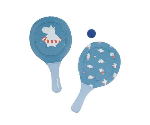Hippos Neoprene Beach Bats with Ball