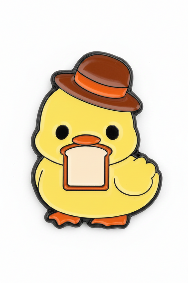 Pin’s Canard Jaune Gentleman au pain de mie