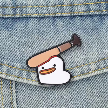 Pin’s Canard Blanc Baseball
