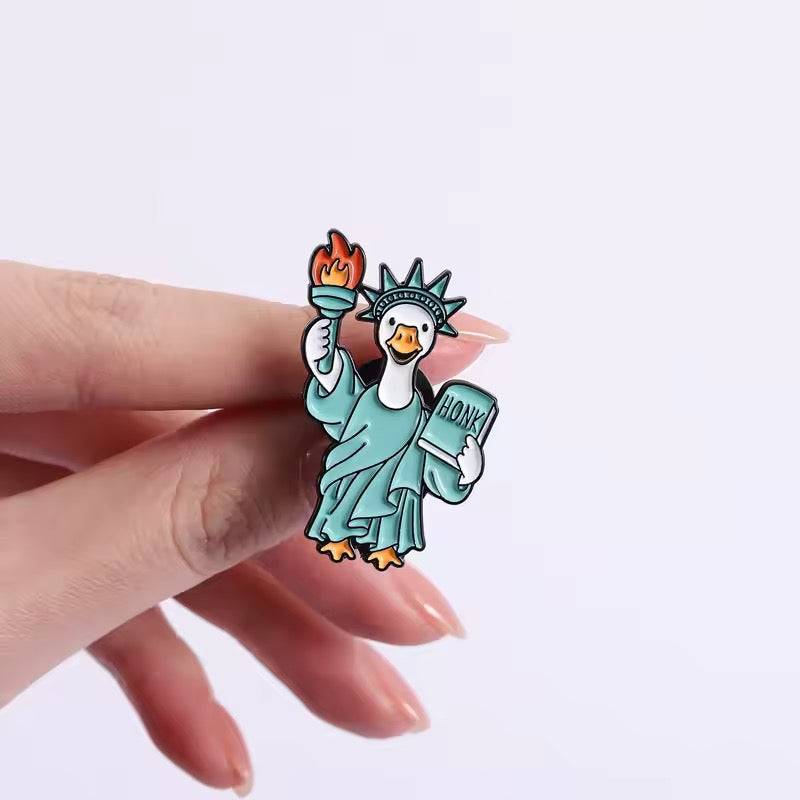 Liberty Honk Goose Pin