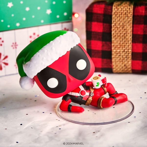 Funko Pop! Deadpool avec Chocolat Chaud (Holiday)