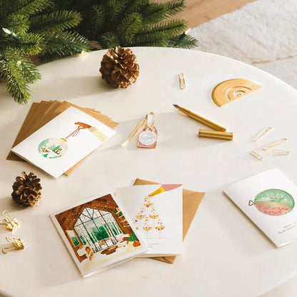 Xmas Ball Forest - Carte de voeux