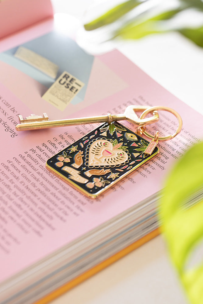 Tarot tipsy card - Keychain