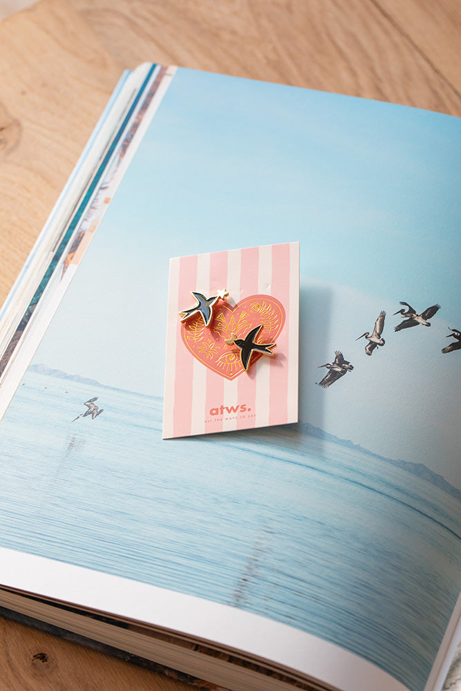 Swallows duo - pins