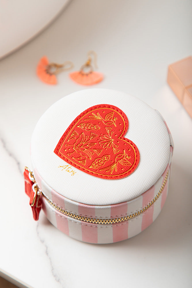 Pink Stripes - Jewellery Box