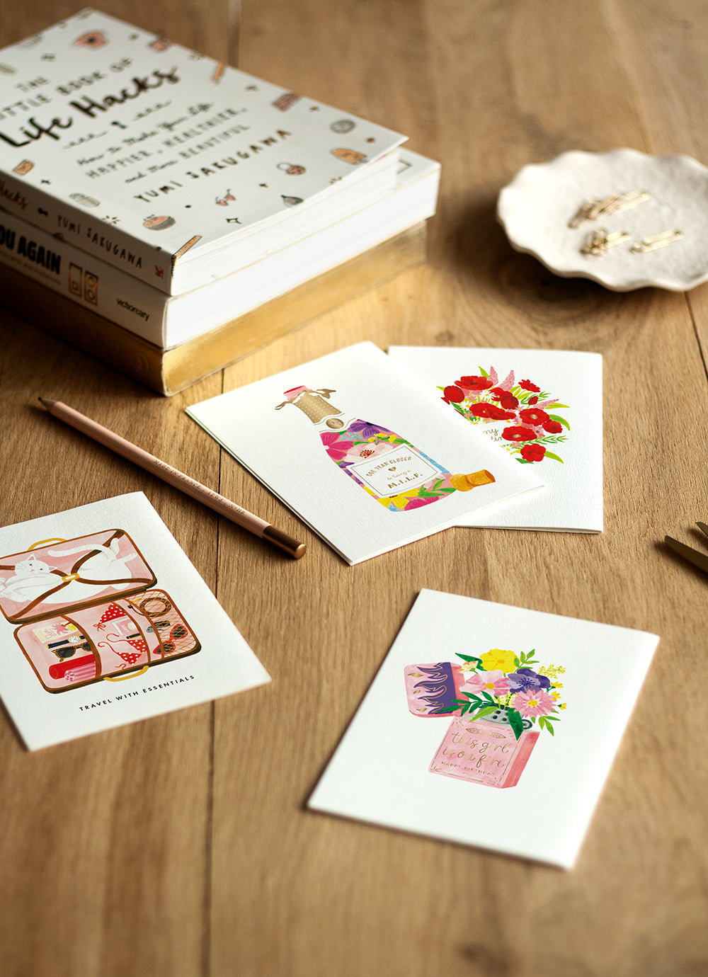 MILF Bottle - Greeting Card - Gold Foil