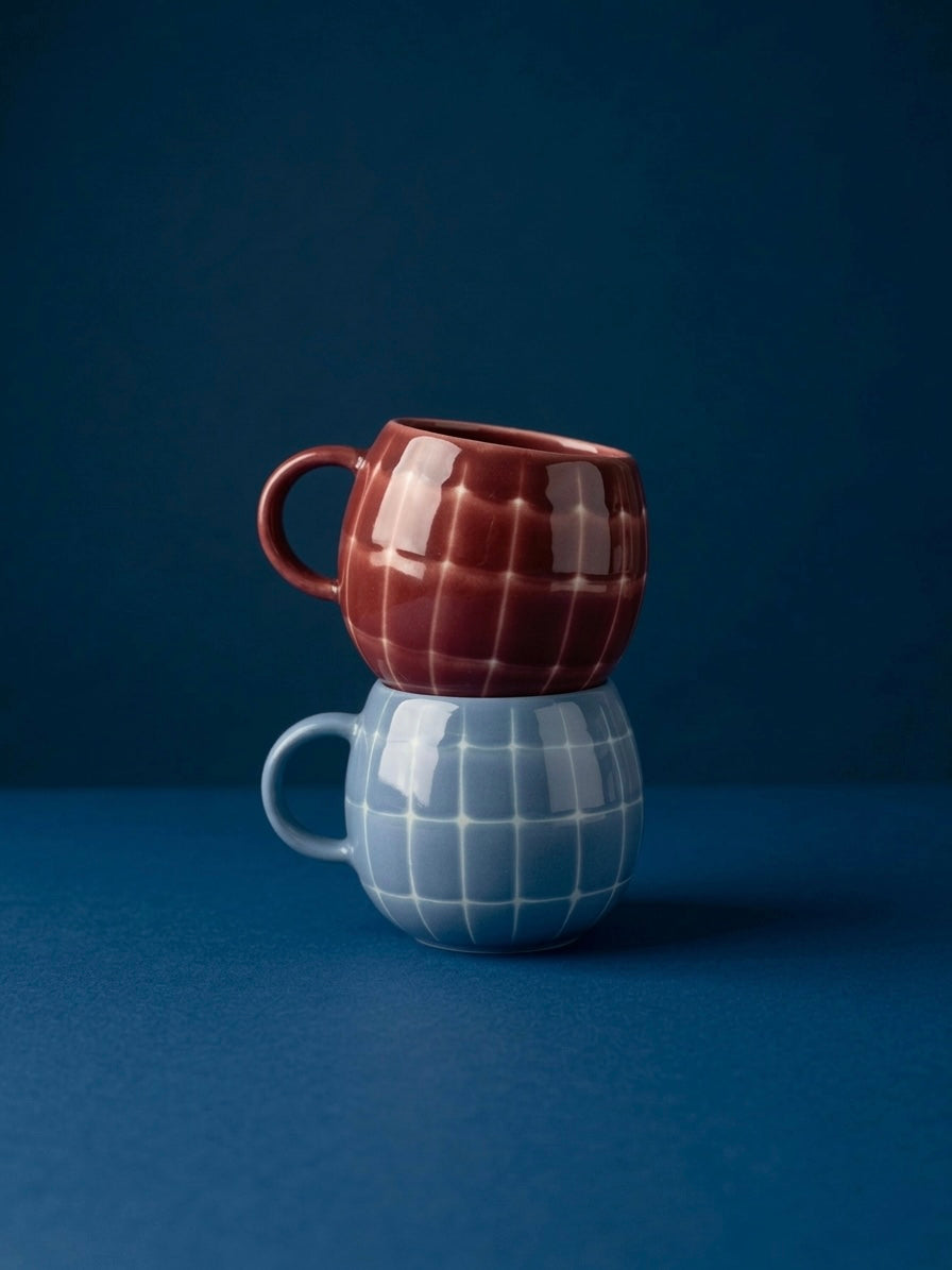 Tasse Pool en grès – 250 ml – Bordeaux
