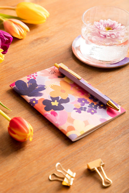 Duo Flower Garden - A6 Pocket Notebook