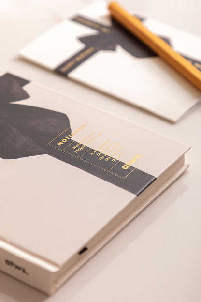 Black Bow - Hardcover A5 notebook