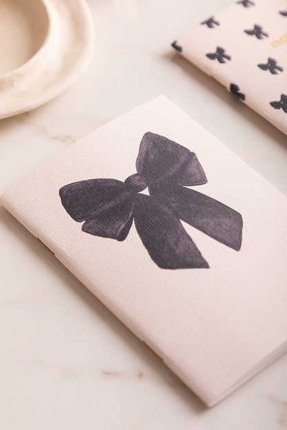 Duo Black Bow - A6 Pocket Notebook DUO