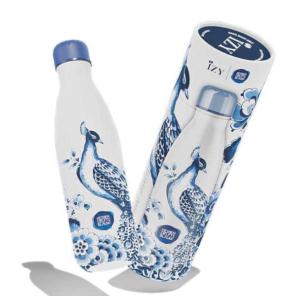 IZY Bottle - Delft Blue - Peacock - 500ml