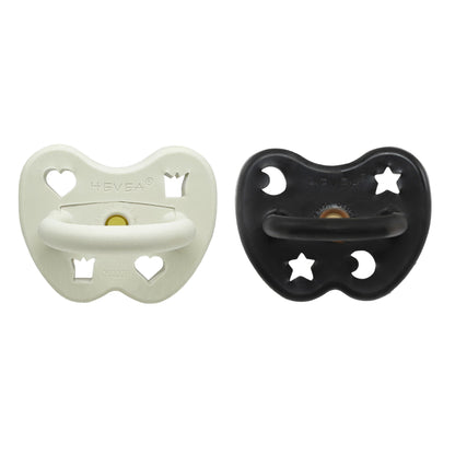Lot de 2 sucettes rondes – 3 à 36 mois
