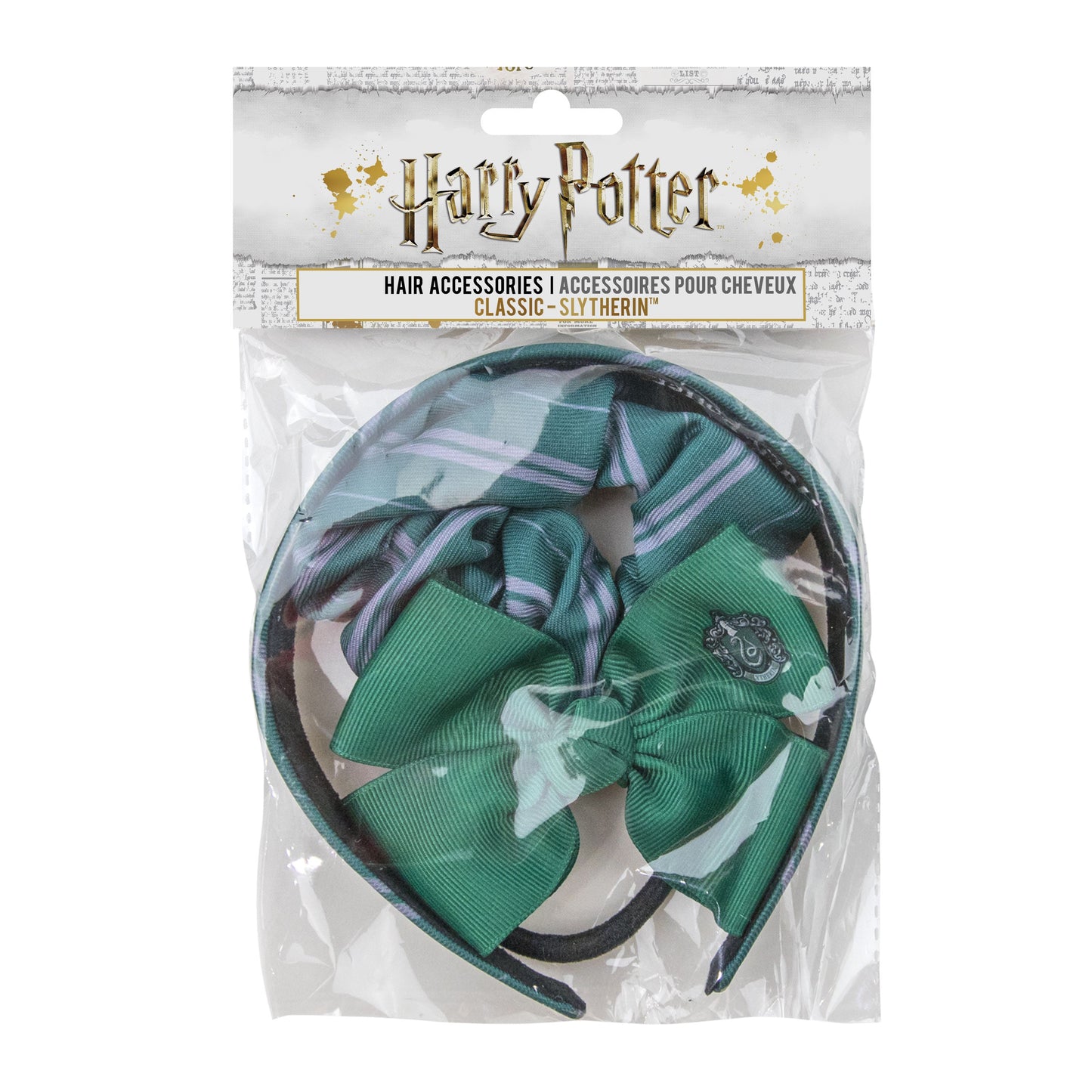 *Classic Slytherin 3-Piece Hair Accessory Set