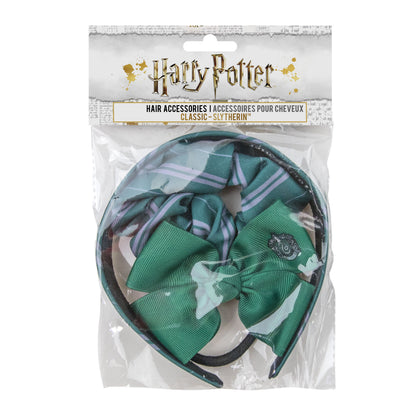 *Classic Slytherin 3-Piece Hair Accessory Set