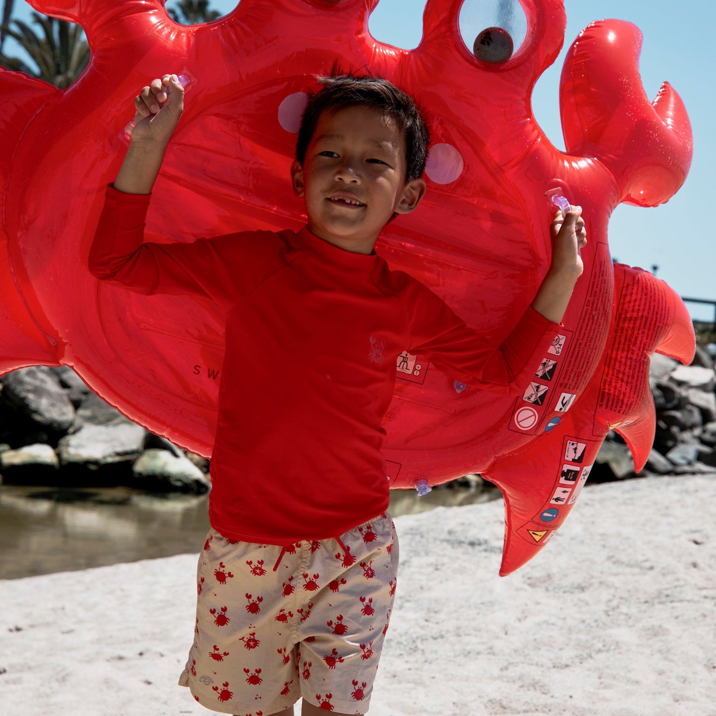 Pool Float Crab - Red - Dreamscape