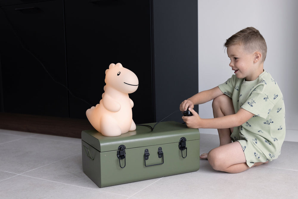 Jéroom Dino Stimmungsleuchte mit Kabel und Dimmer – Sand