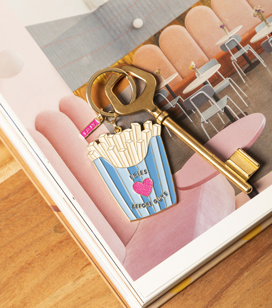 Fries Before Guys - Keychain