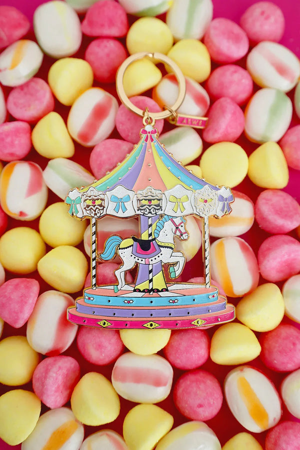 Merry-Go-Round - Keychain