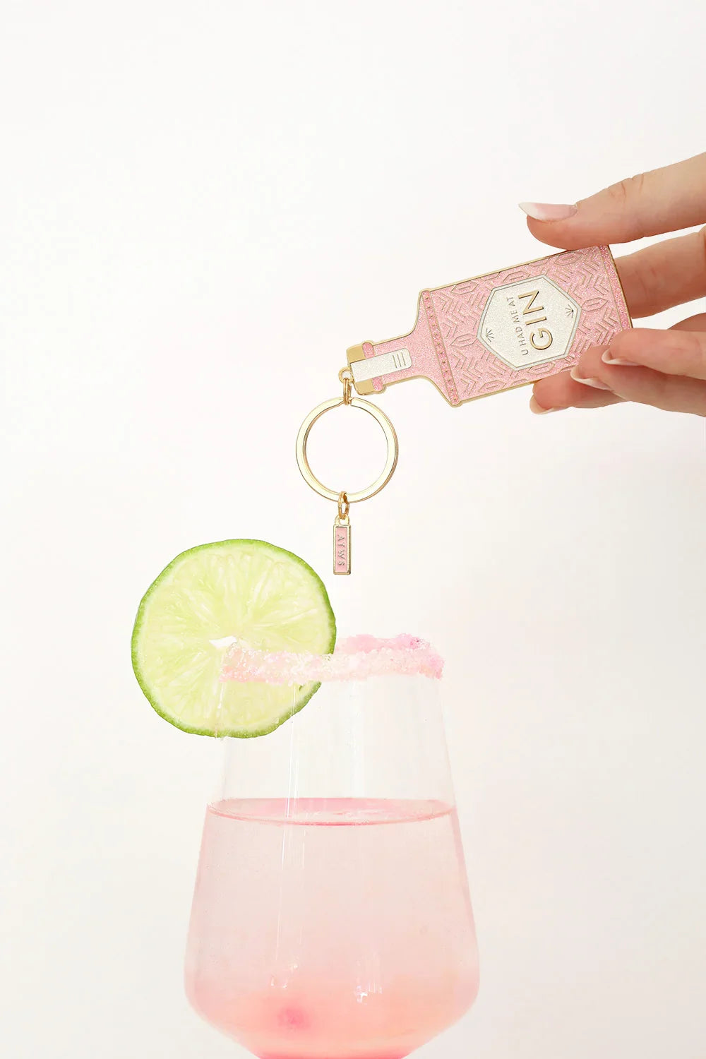 U Had Me at Gin - Keychain