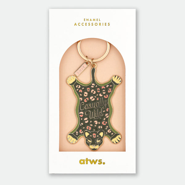 Leopard Print Carpet - Keychain