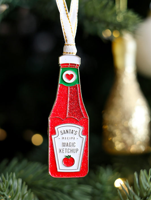 Santa's Ketchup - Christmas ornament