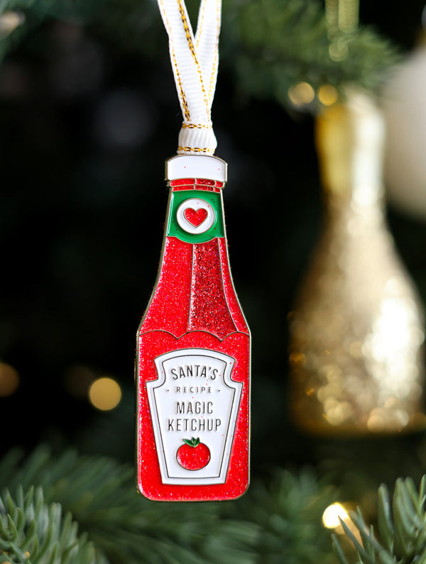 Santa's Ketchup - Christmas ornament