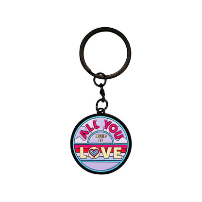 The Beatles All You Need is Love Keychain