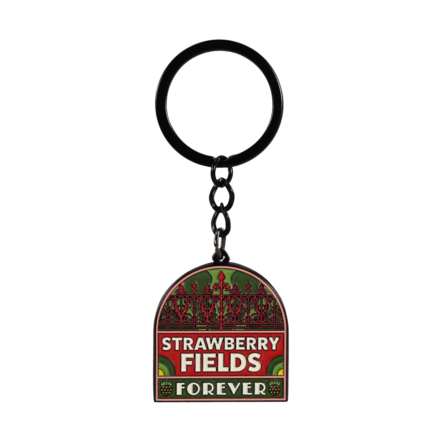 The Beatles Strawberry Fields Keyring